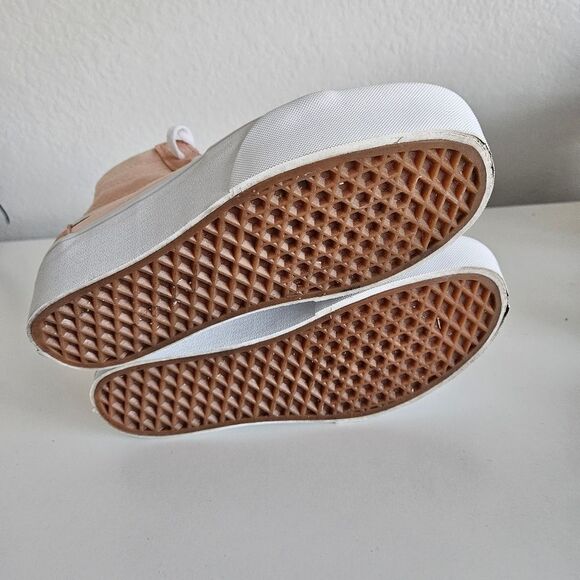 Vans | Sk8-Hi Tapered Stackform Peach White High Top Sneakers, Womens 6.5 - Picture 9 of 9